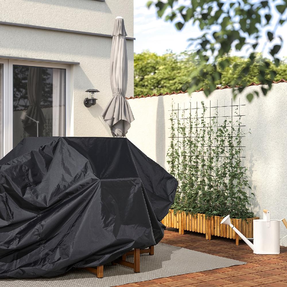 IKEA TOSTERÖ Telo Protezione Mobili Da Giardino Tavolo E Sedie/nero 190x80 Cm