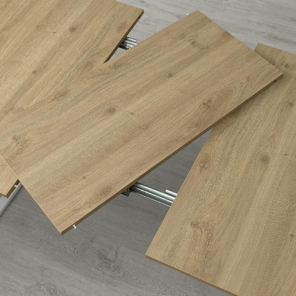 IKEA TRÄKUMLA Tavolo Consolle Bianco/rovere 49/172x84x75 Cm