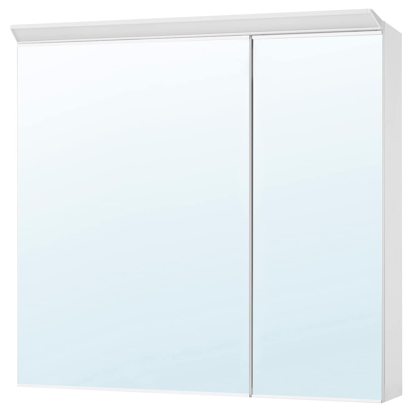 IKEA TREASJÖN Mobile Specchio/2ante/illuminazione 80x17x75 Cm