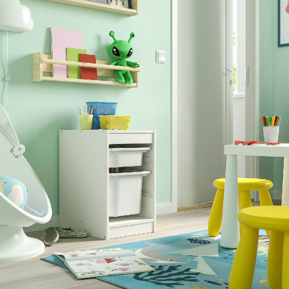 IKEA TROFAST Combinazione Con Contenitori Bianco/bianco 34x44x56 Cm