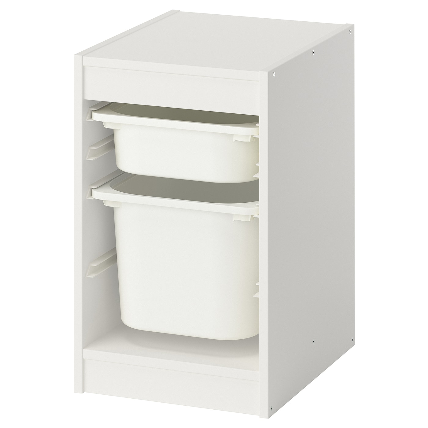 IKEA TROFAST Combinazione con contenitori bianco/bianco 34x44x56 cm