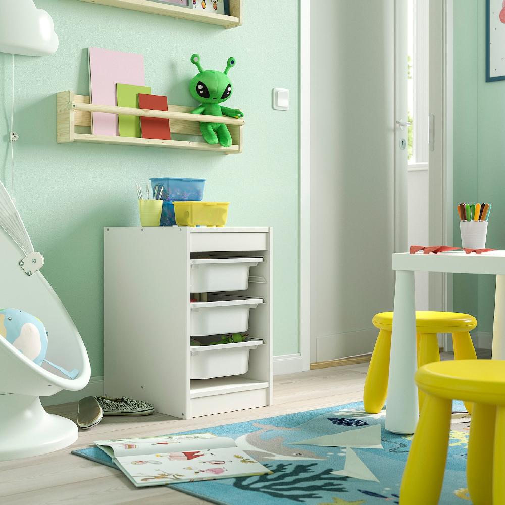 IKEA TROFAST Combinazione Con Contenitori Bianco/bianco 34x44x56 Cm