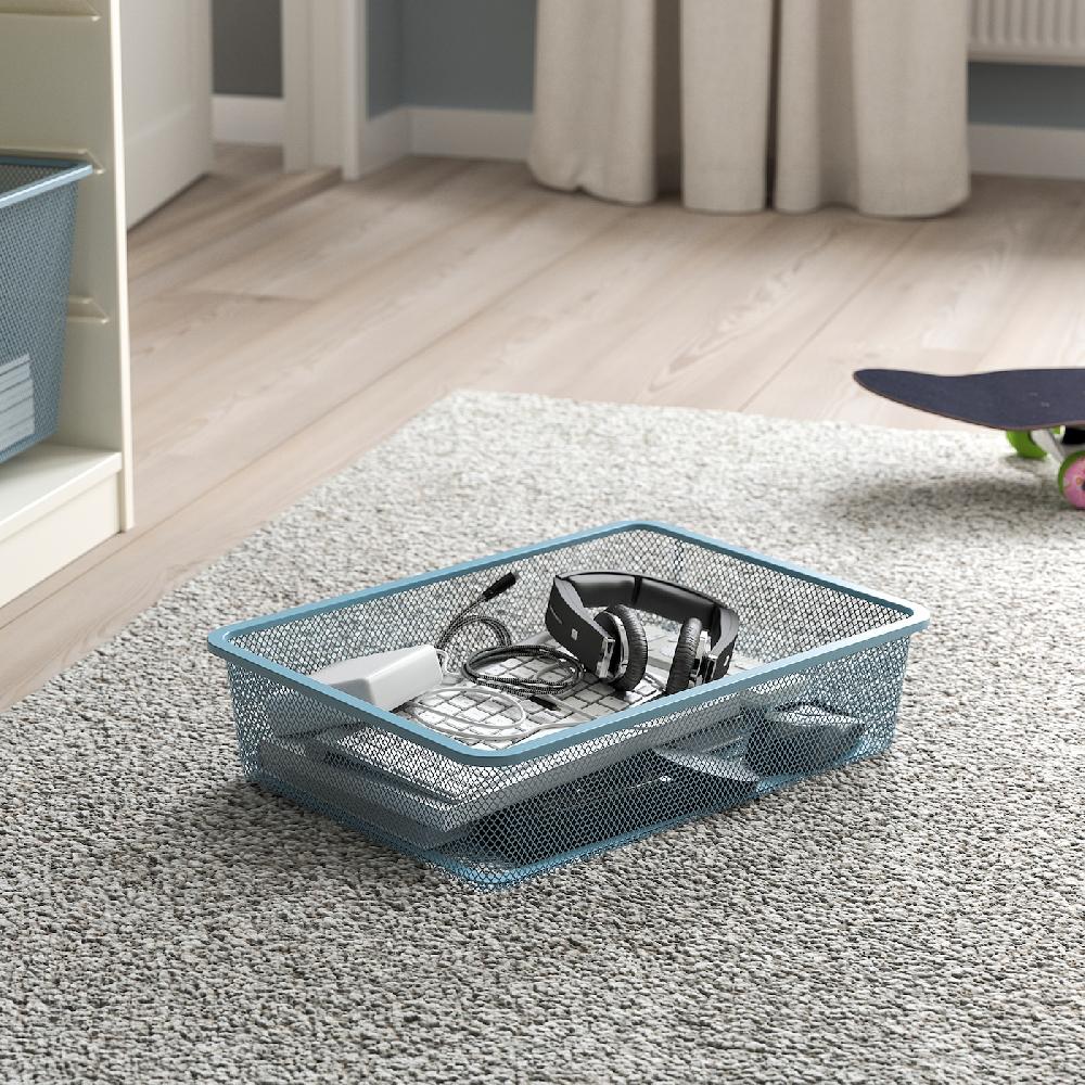 IKEA TROFAST Combinazione Con Contenitori Bianco/grigio-blu 99x44x56 Cm