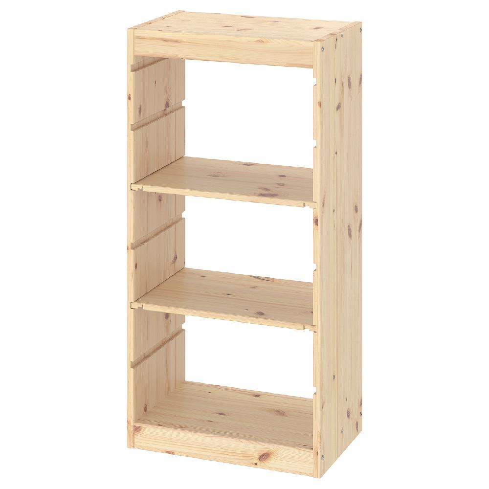 IKEA TROFAST Combinazione di mobili pino con mordente bianco 44x30x91 cm