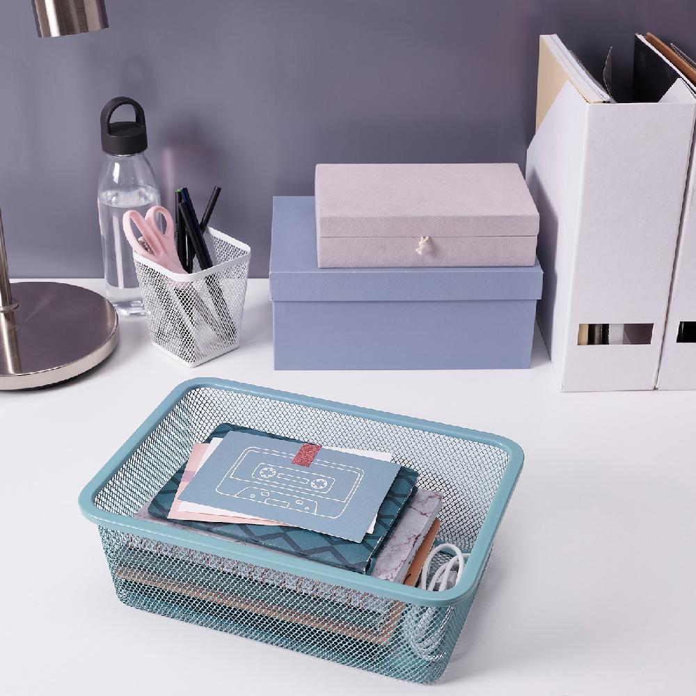 IKEA TROFAST Contenitore In Rete Grigio-blu 20x30x10 Cm