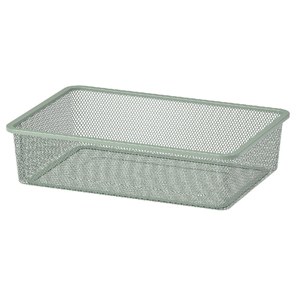 IKEA TROFAST Contenitore in rete verde chiaro-grigio 42x30x10 cm