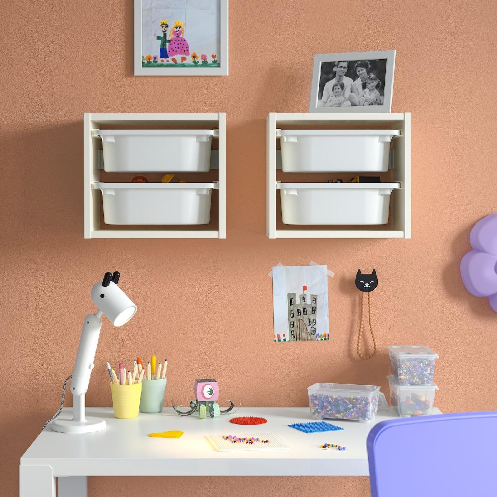 IKEA TROFAST Elemento Da Parete Bianco/bianco 34x21x30 Cm