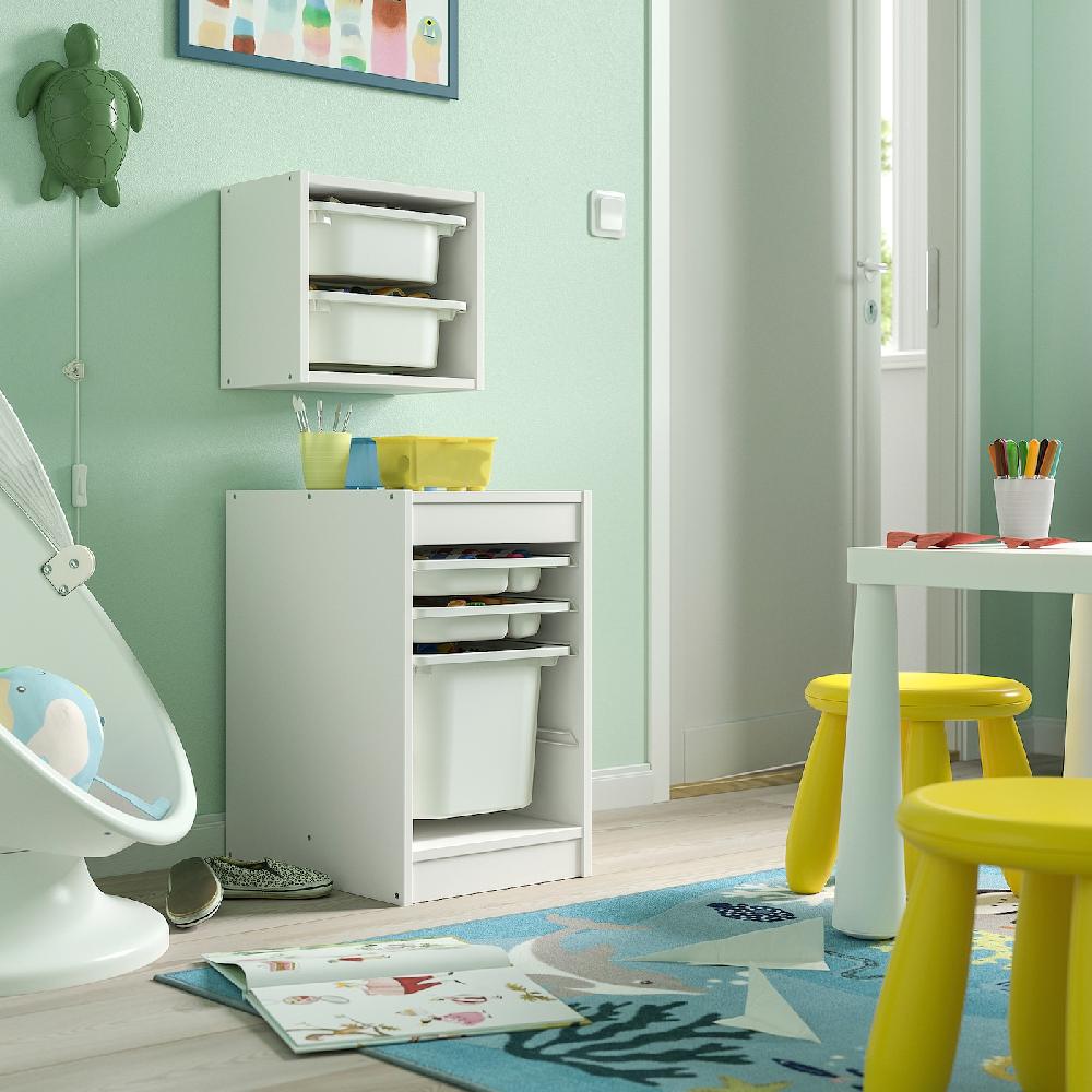 IKEA TROFAST Elemento Da Parete Bianco/bianco 34x21x30 Cm