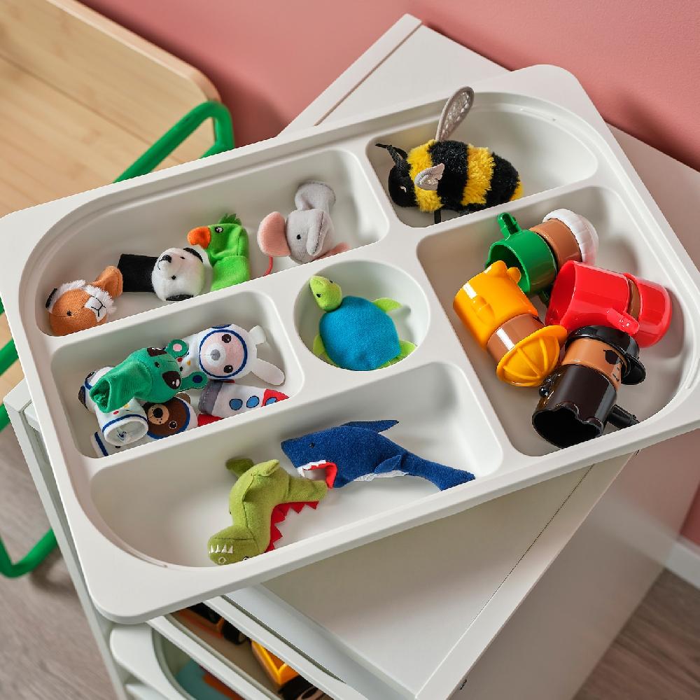 IKEA TROFAST Portaoggetti A Scomparti Bianco 42x30x5 Cm