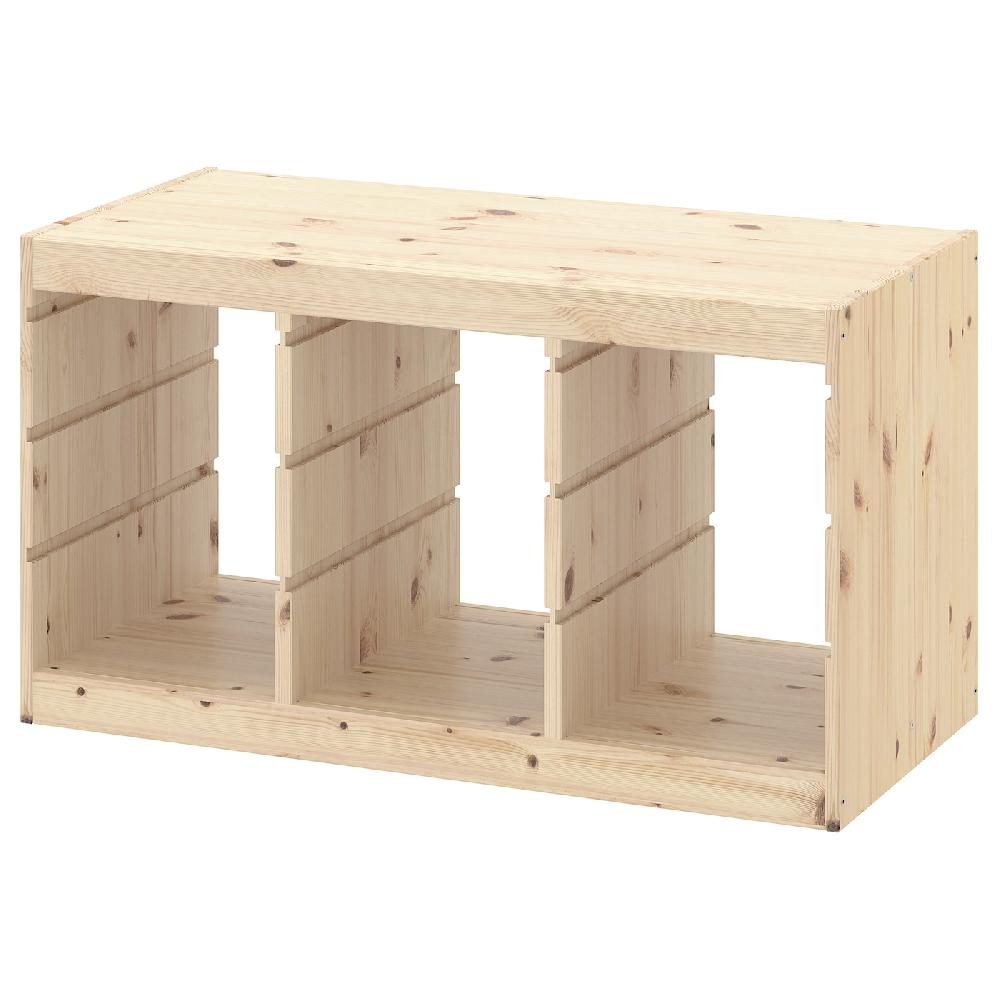 IKEA TROFAST Struttura pino con mordente bianco 93x52 cm