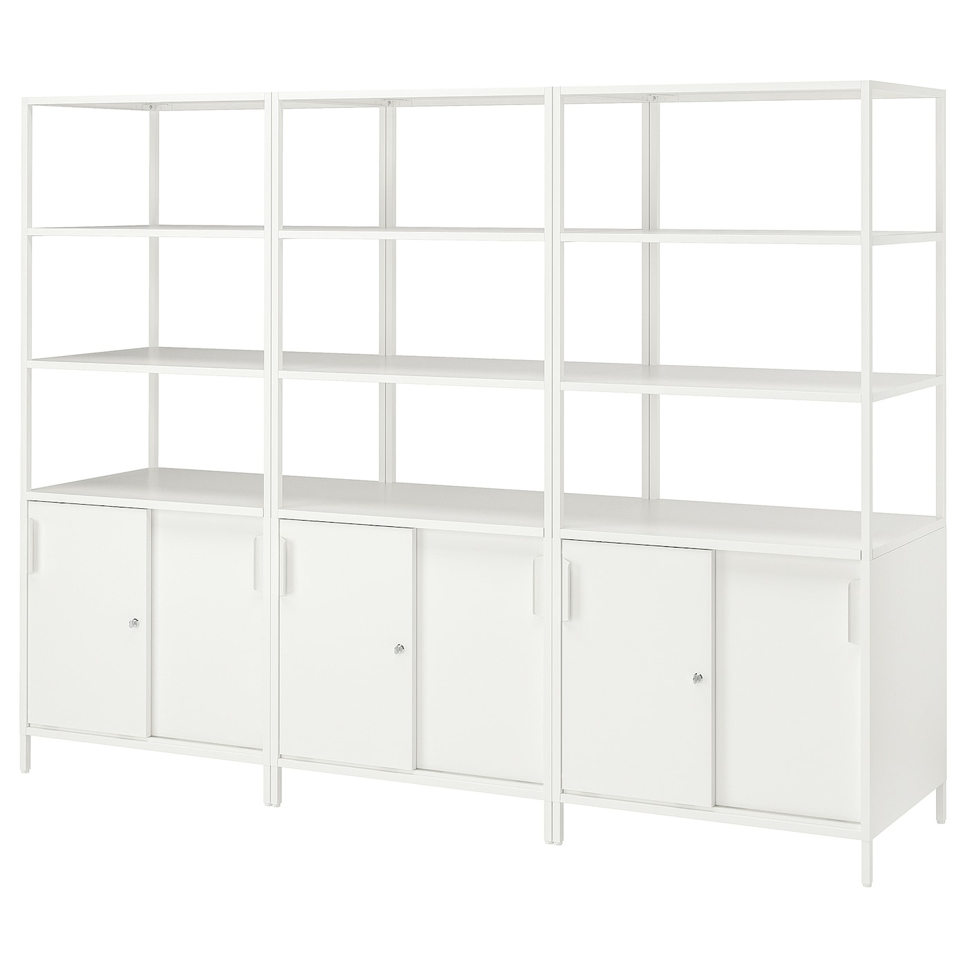 IKEA TROTTEN Combinazione di mobili bianco 240x180 cm