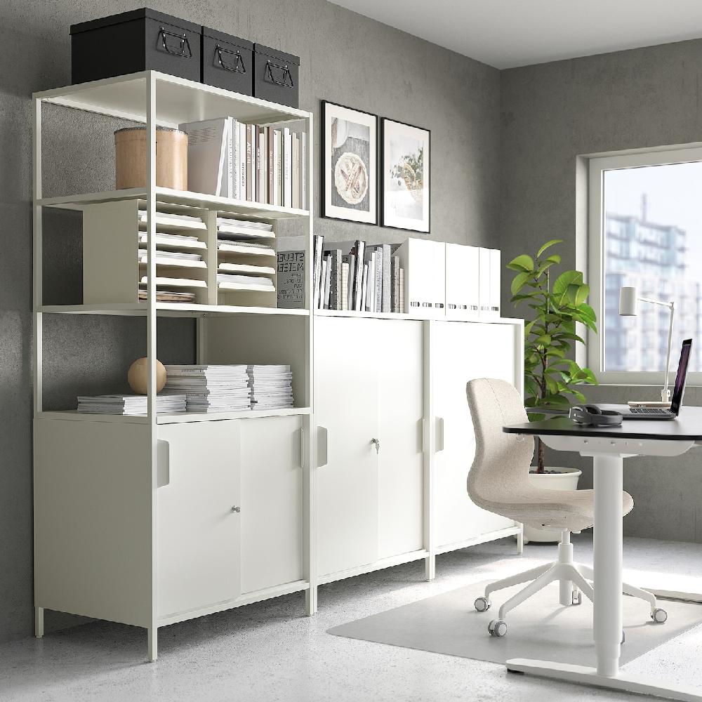 IKEA TROTTEN Mobile Con Ante Scorrevoli Bianco 160x110 Cm