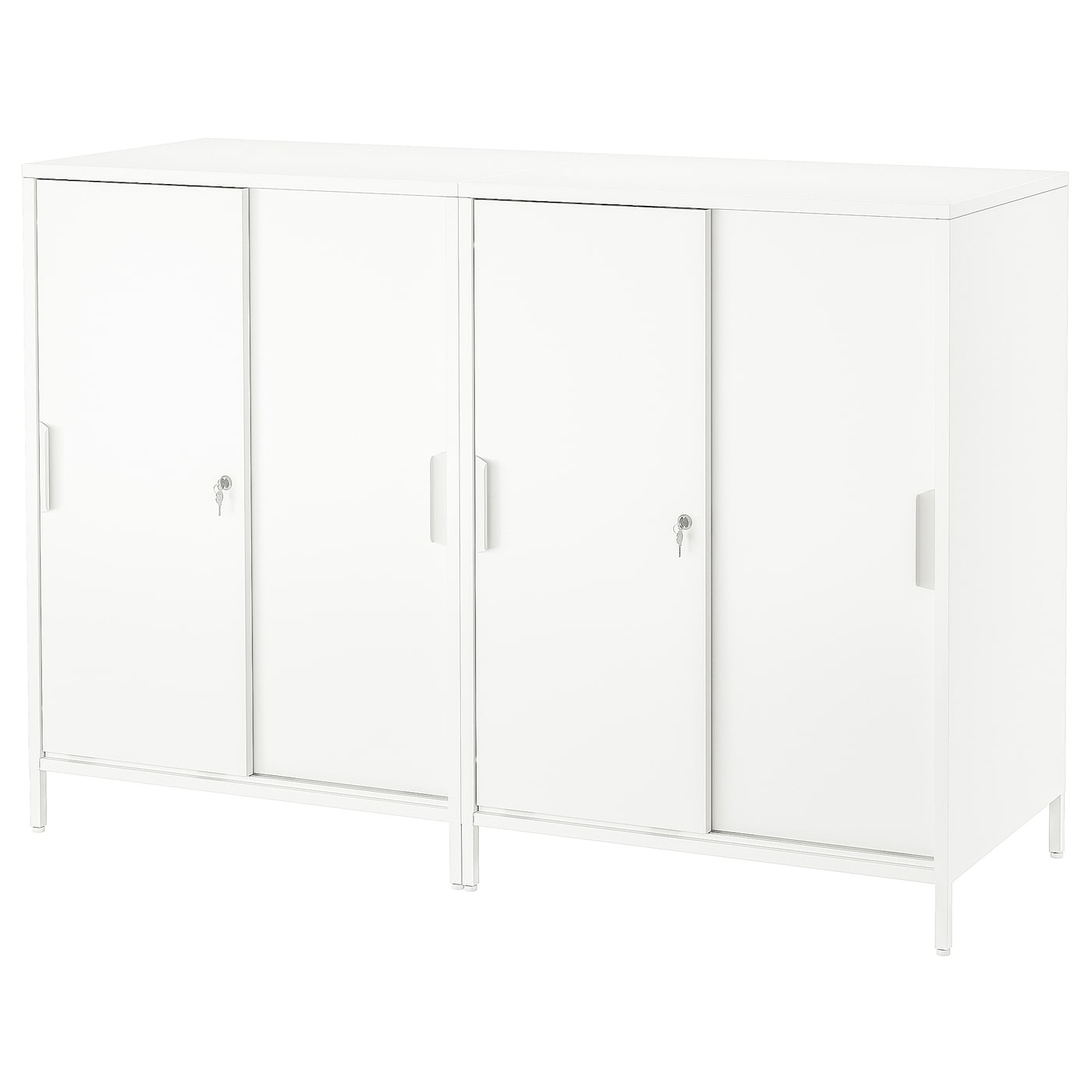 IKEA TROTTEN Mobile con ante scorrevoli bianco 160x110 cm