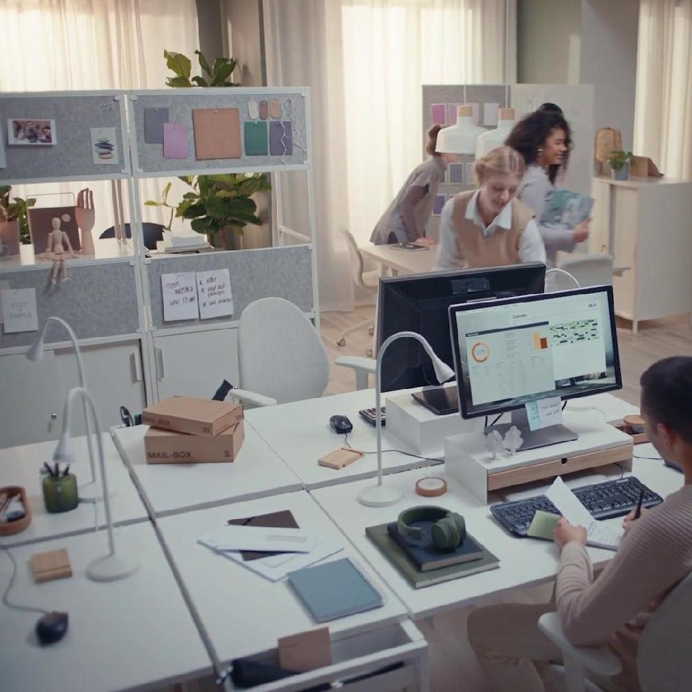 IKEA TROTTEN Mobile Con Ante Scorrevoli Bianco 80x55x75 Cm