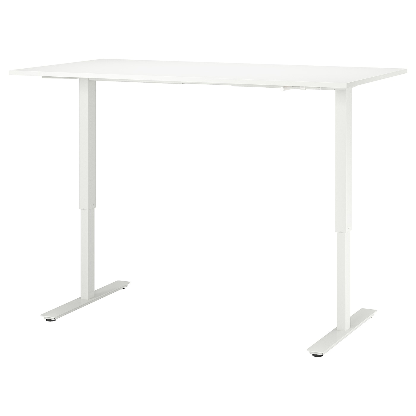 IKEA TROTTEN Scrivania regolabile in altezza bianco 160x80 cm