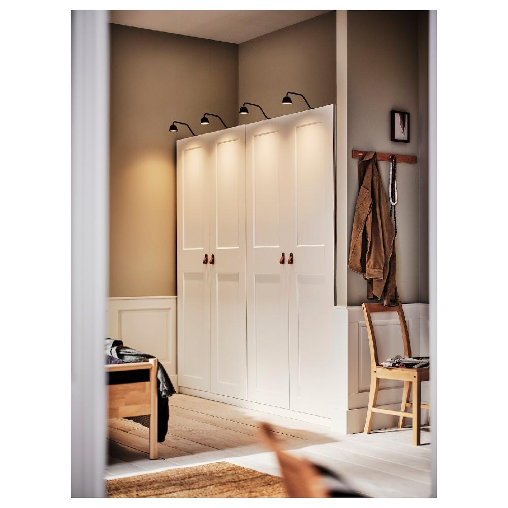 IKEA TVÄRDRAG Illuminazione Per Mobile Nero/intensità Luminosa Regolabile