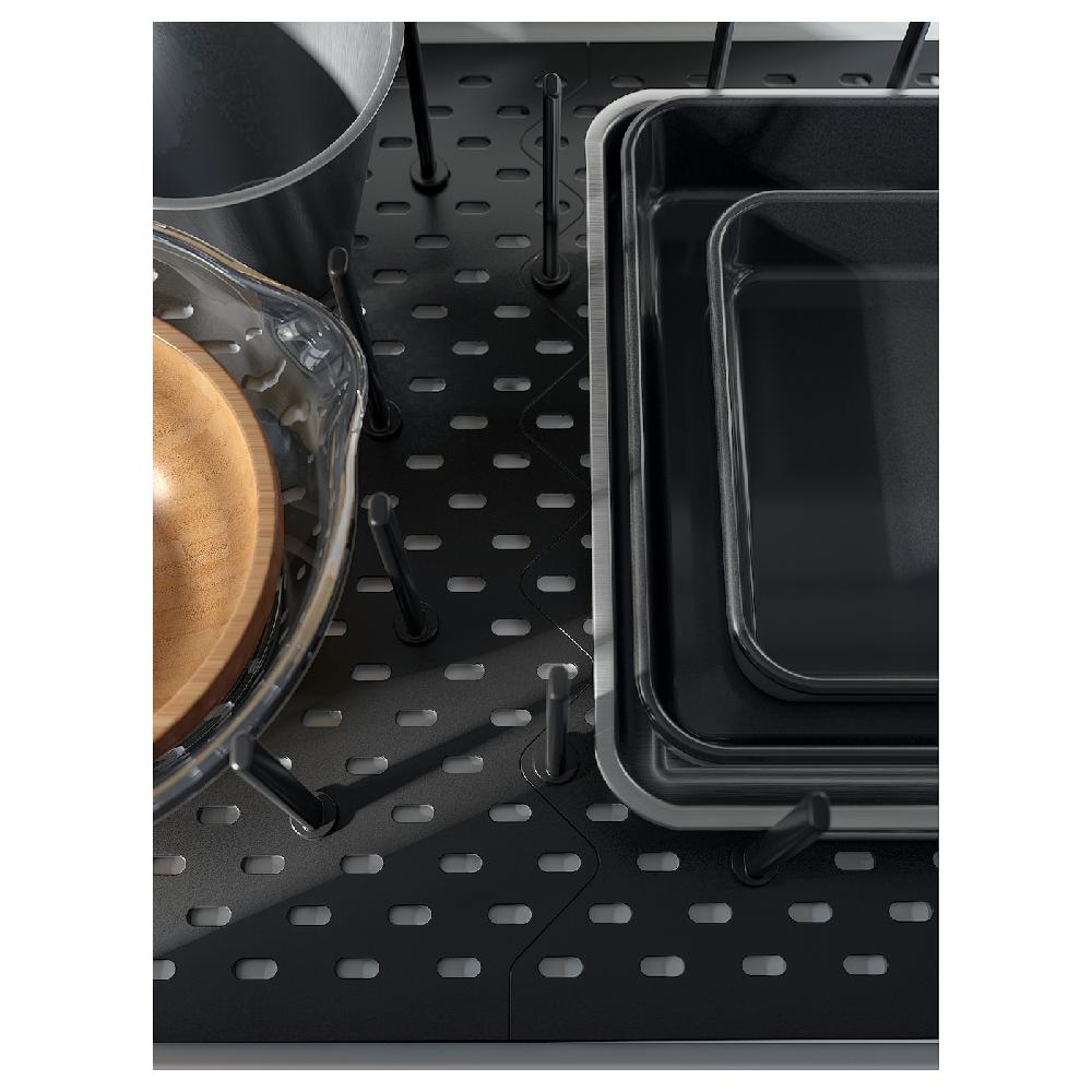IKEA UPPDATERA Pannello Per Organizzare Cassetto Antracite 80 Cm