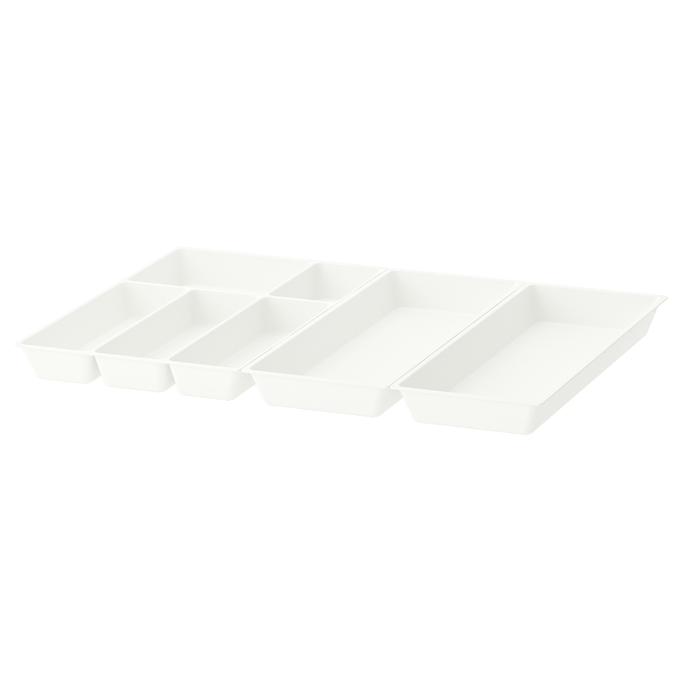 IKEA UPPDATERA Portaposate/2 portautensili bianco 72x50 cm