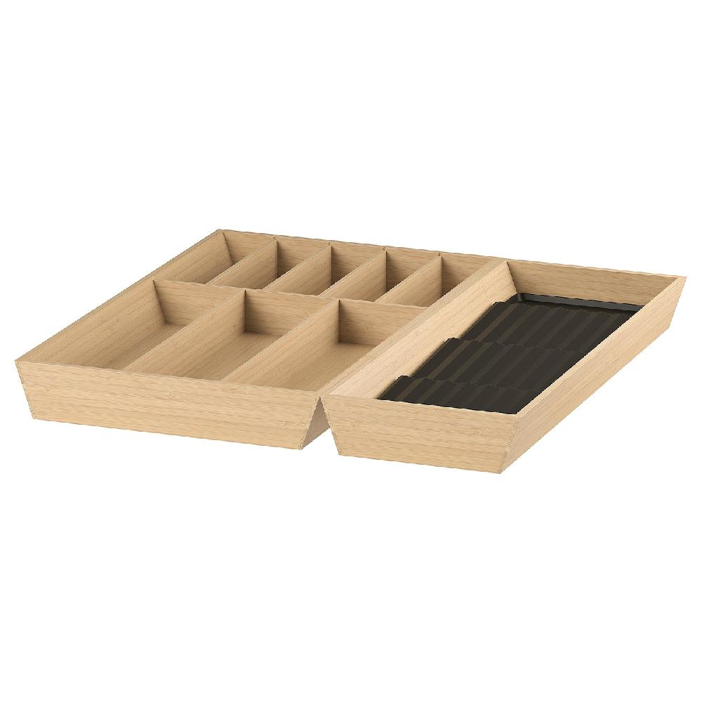 IKEA UPPDATERA Portaposate/portaspezie bambù chiaro 52x50 cm