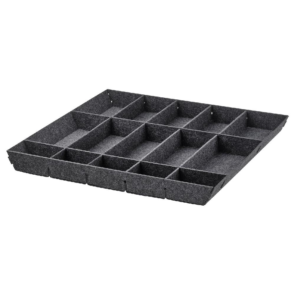IKEA UPPDATERA Portatutto regolabile per cassetto grigio 60 cm