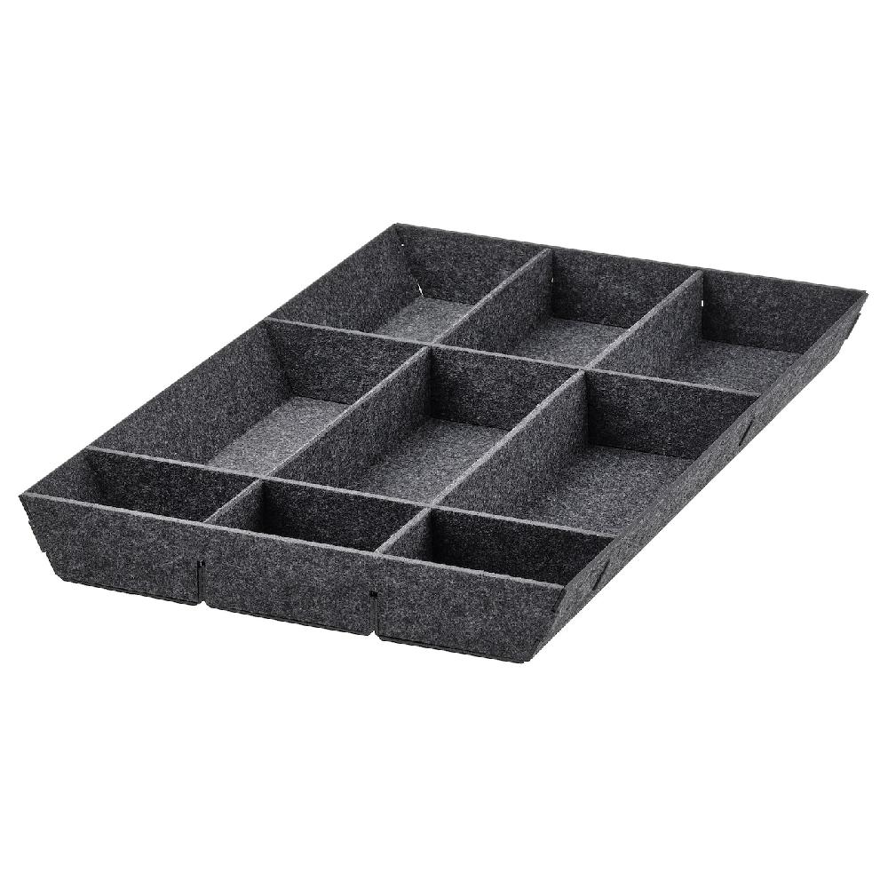 IKEA UPPDATERA Portatutto regolabile per cassetto grigio 40 cm
