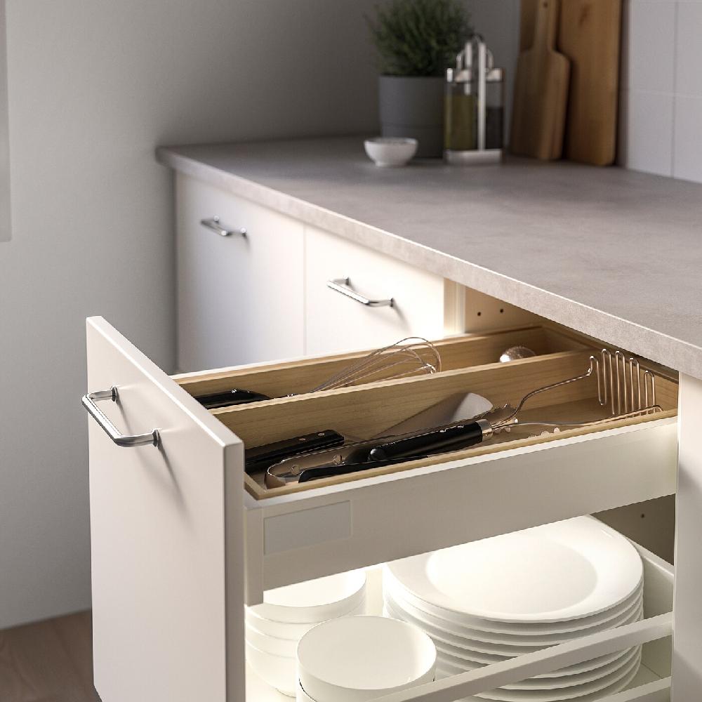 IKEA UPPDATERA Portautensili Da Cucina Bambù Chiaro 10x50 Cm