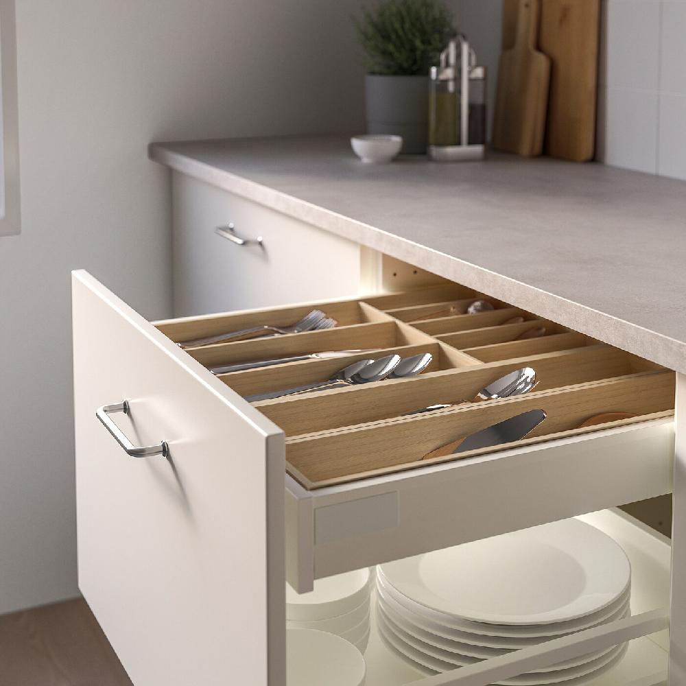 IKEA UPPDATERA Portautensili Da Cucina Bambù Chiaro 10x50 Cm