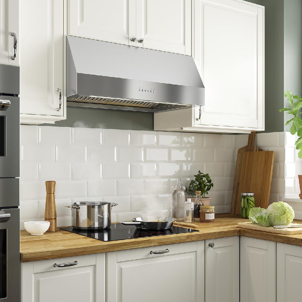 IKEA UPPFRISKANDE Cappa Da Fissare Alla Parete Color Acciaio Inox 80 Cm