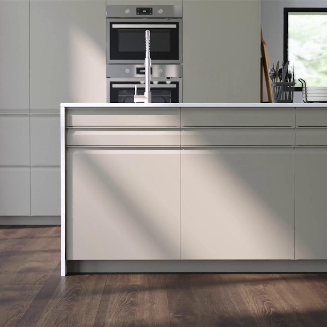 IKEA UPPLÖV Rivestimento Laterale Opaco Beige Scuro 39x83 Cm