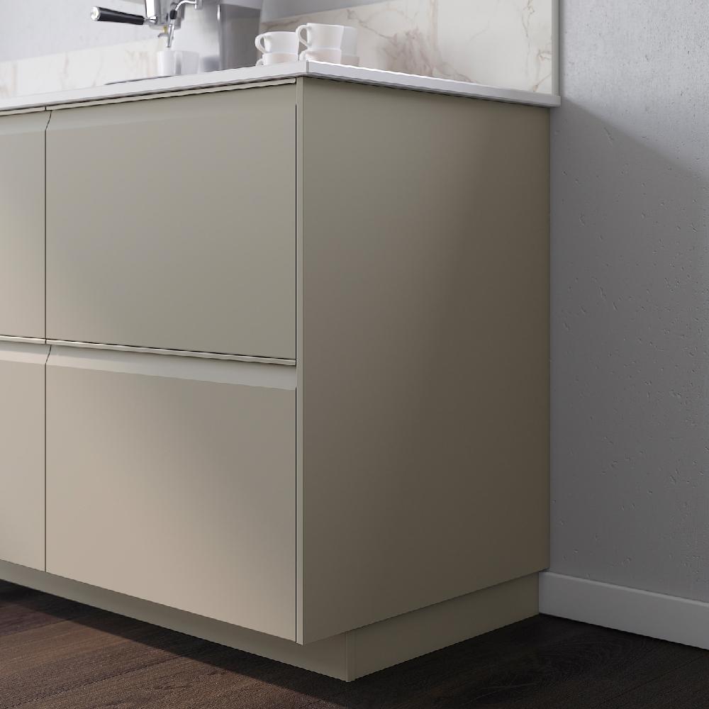 IKEA UPPLÖV Rivestimento Laterale Opaco Beige Scuro 39x83 Cm