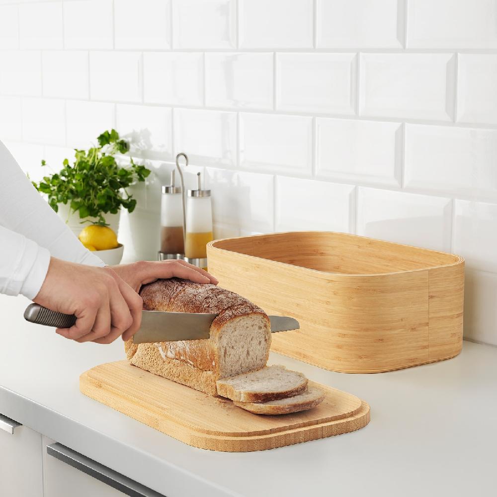 IKEA UPPSKATTNING Portapane Impiallacciatura Di Bambù