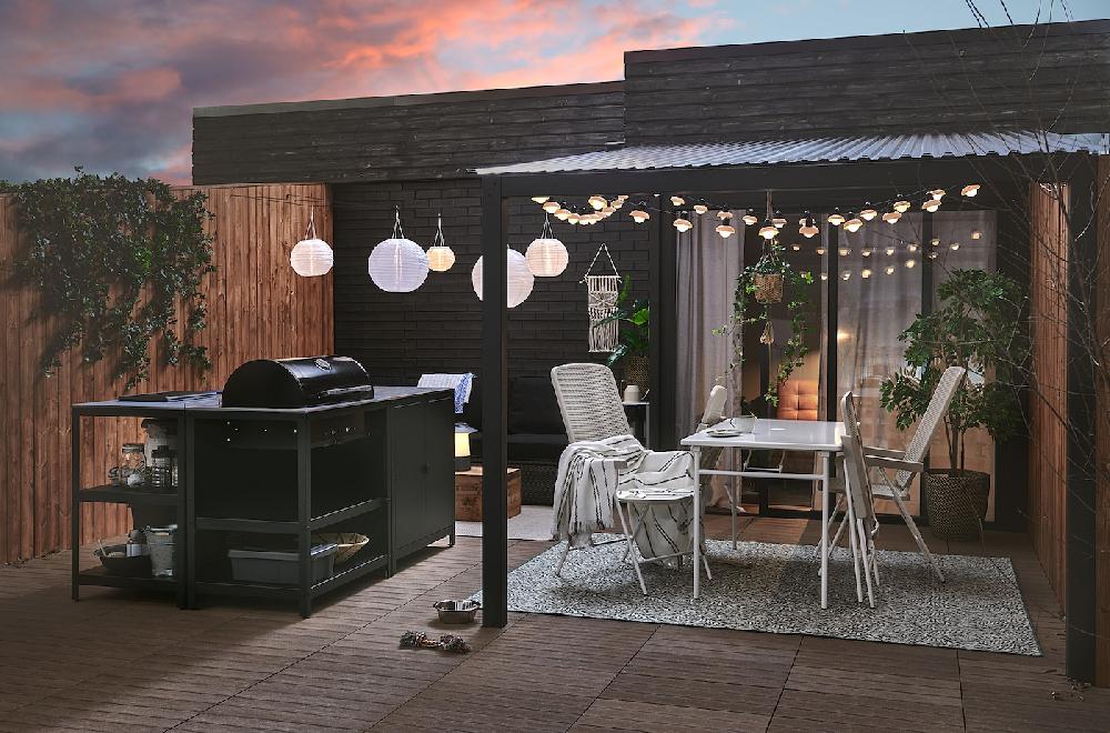 IKEA UTLÄNGAN Pedana Pavimentazione Da Esterno Marrone 0.90 M²