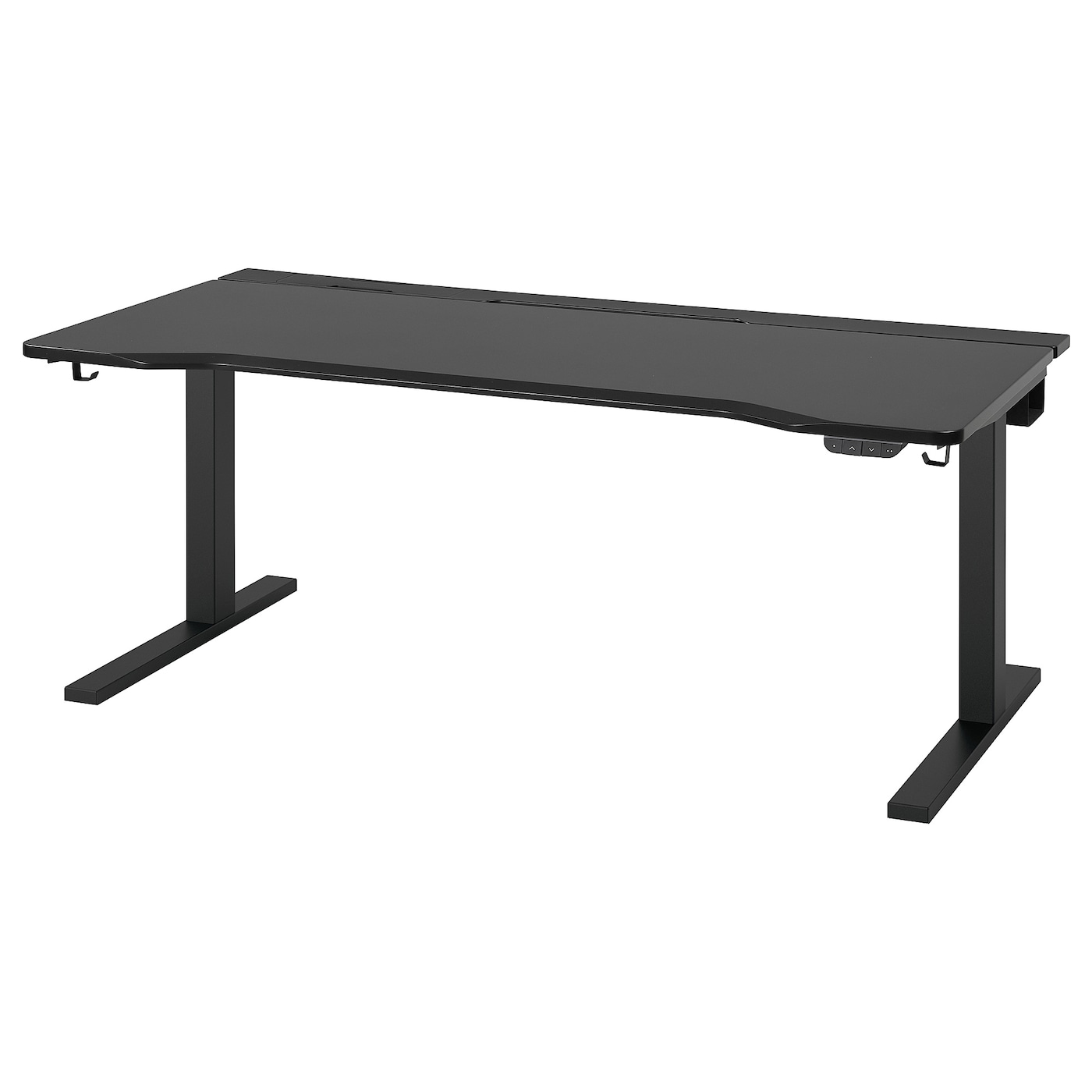 IKEA UTMANING Scrivania gaming altezza regolabile elettrico/nero 160x80 cm