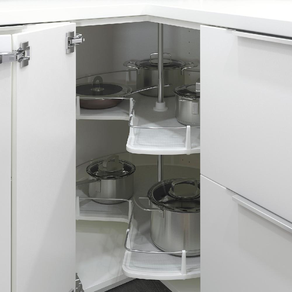 IKEA UTRUSTA Accessori Girevoli Base Angolare 88 Cm