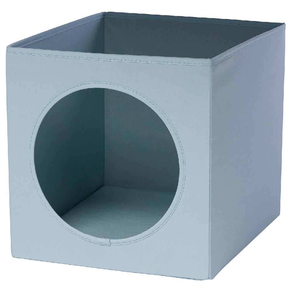 IKEA UTSÅDD Casetta per gatti grigio-blu 33x38x33 cm