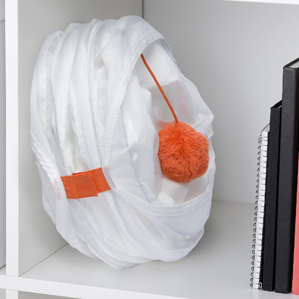 IKEA UTSÅDD Tunnel Gioco Per Gatti Bianco/arancione