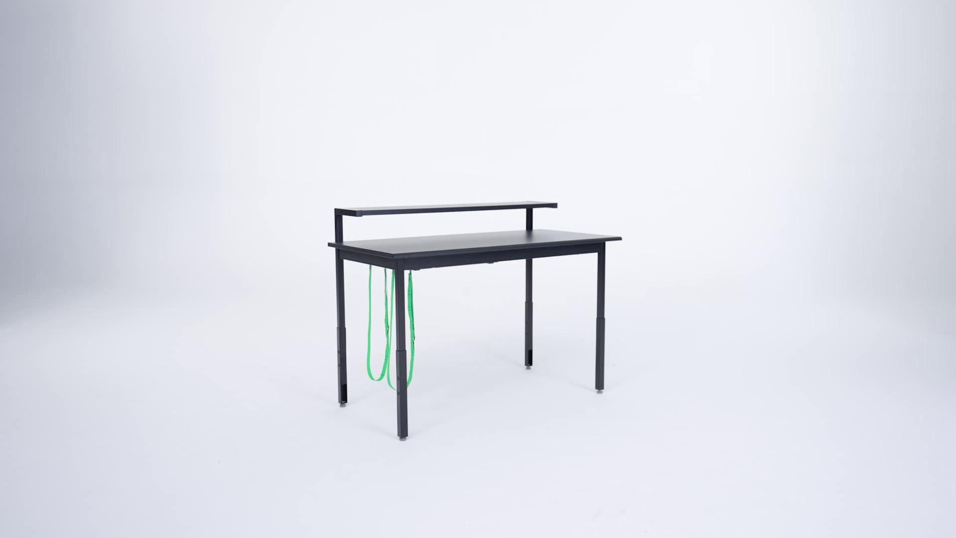 IKEA UTVISNING Scrivania Da Gaming Con Ripiano Effetto Frassino/bianco 120x60 Cm