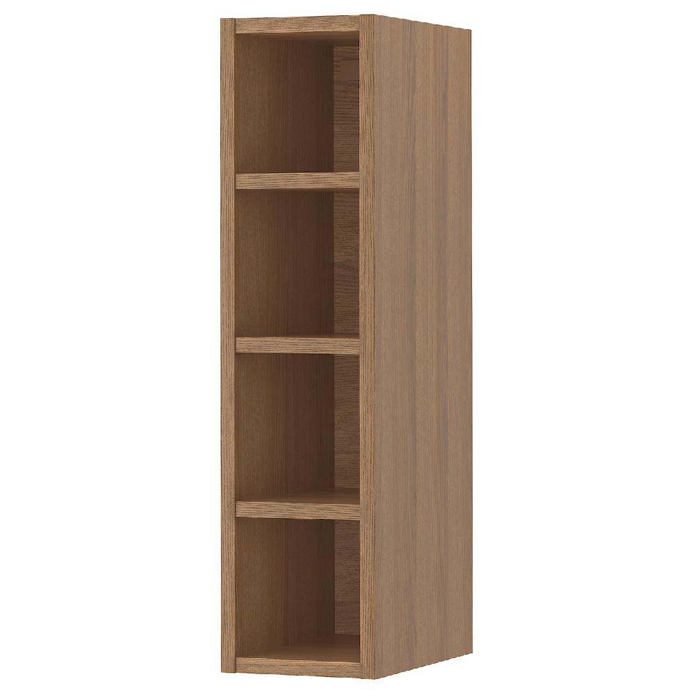 IKEA VADHOLMA Scaffale marrone/frassino trattato con mordente 20x37x80 cm