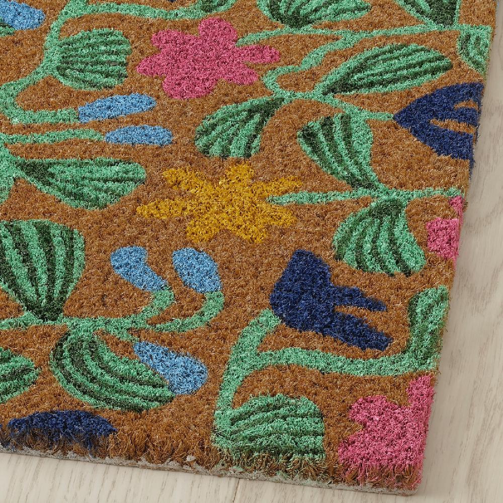 IKEA VÄGKURVA Zerbino Da Interno Multicolore/motivo Floreale 40x60 Cm