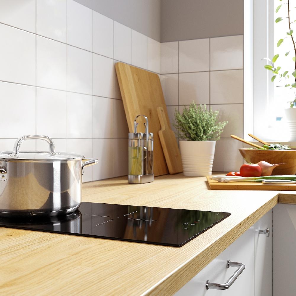 IKEA VÄLBILDAD Piano Cottura A Induzione IKEA 300 Nero 29 Cm