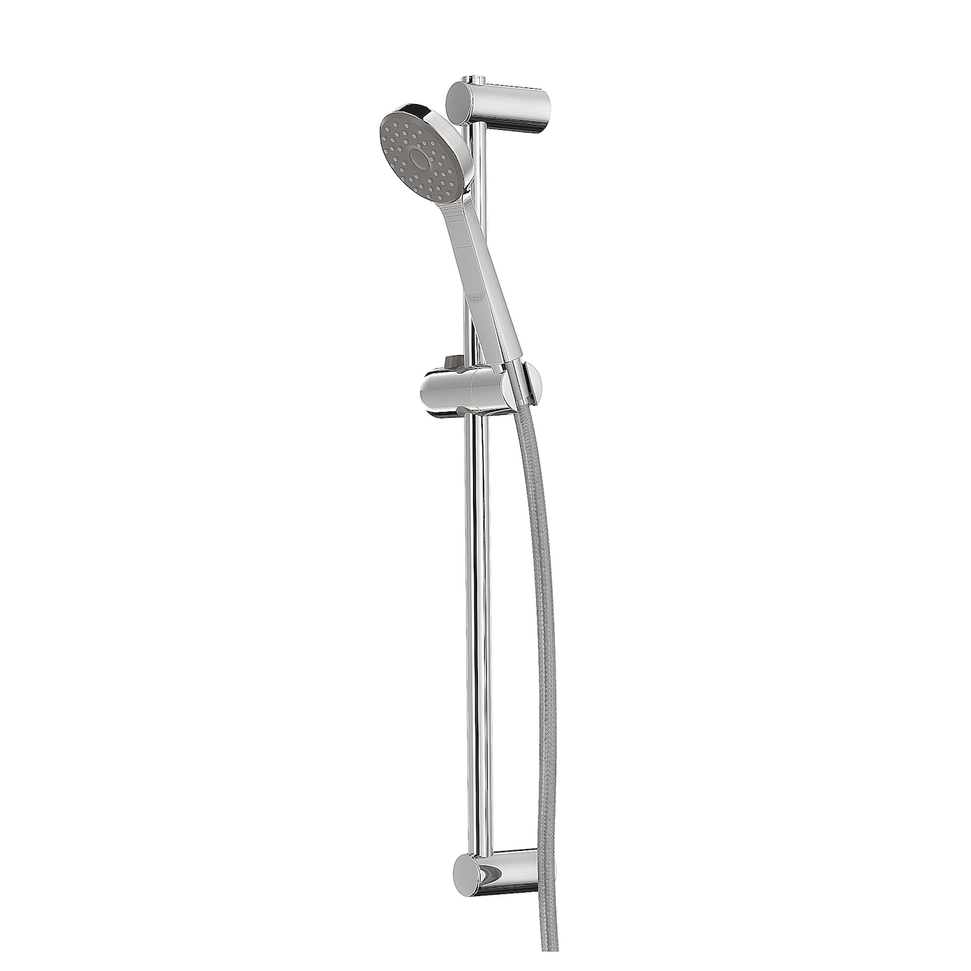 IKEA VALLAMOSSE Set doccetta/asta per saliscendi cromato