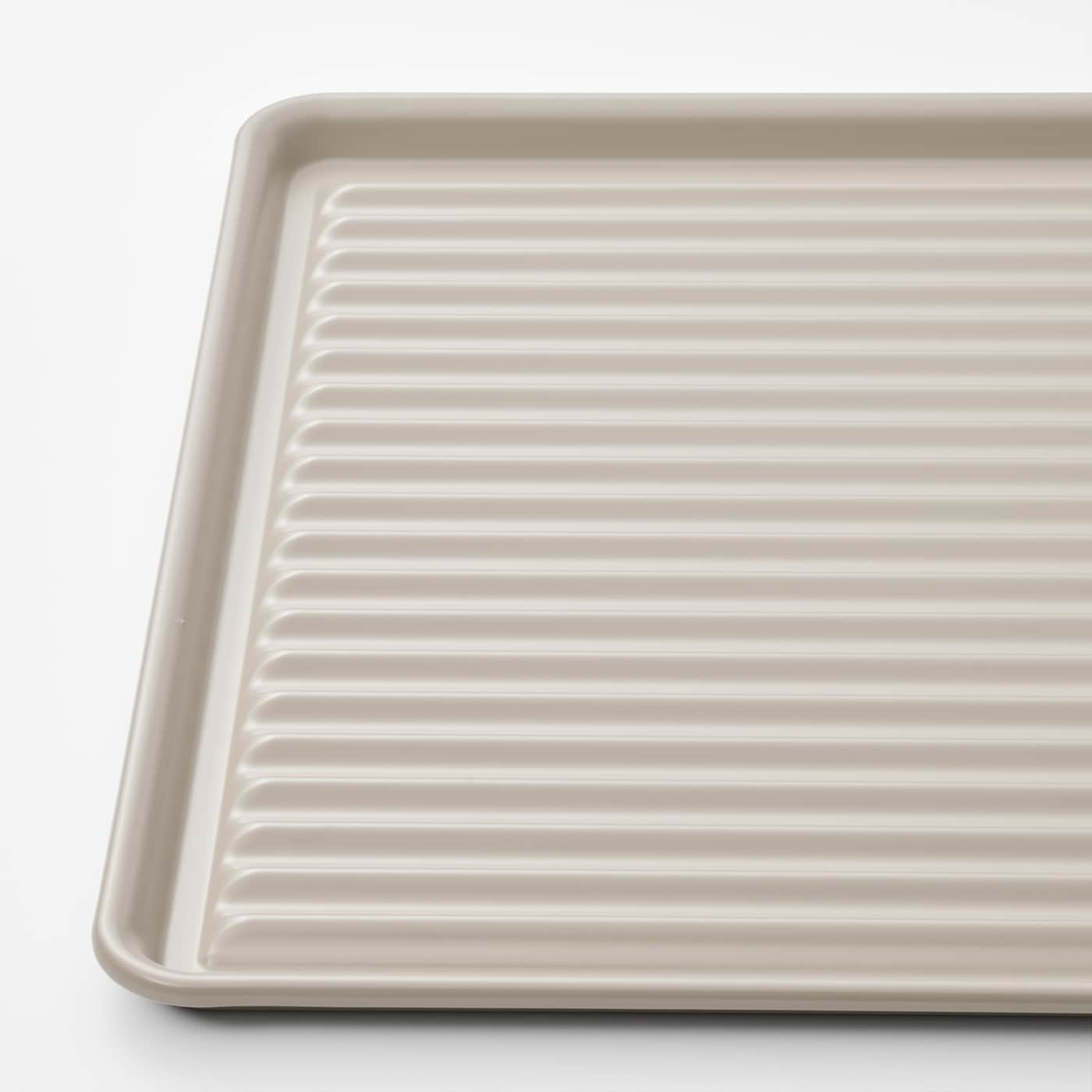 IKEA VÄLVÅRDAD Scolapiatti Beige/galvanizzato 52x35 Cm