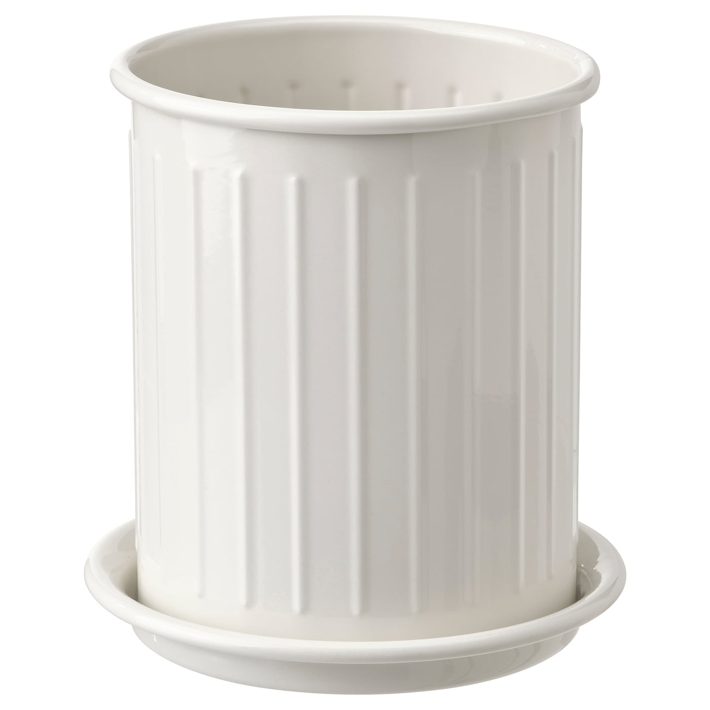 IKEA VÄLVÅRDAD Scolaposate beige/galvanizzato 13 cm
