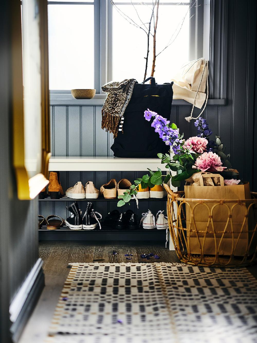 IKEA VAMDRUP Tappeto Tessitura Piatta Fatto A Mano/fantasia 80x200 Cm