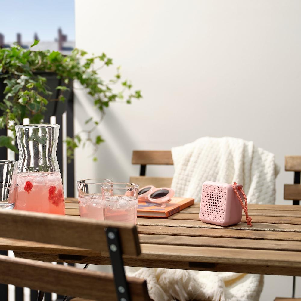IKEA VAPPEBY Cassa Bluetooth® Portatile Impermeabile/rosa