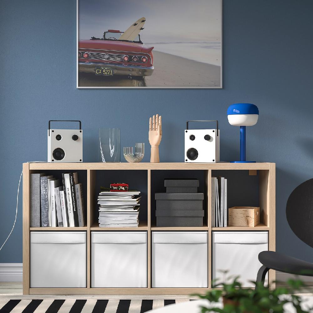 IKEA VAPPEBY Casse Bluetooth® Bianco/set Di 2 Gen 3 20x20 Cm