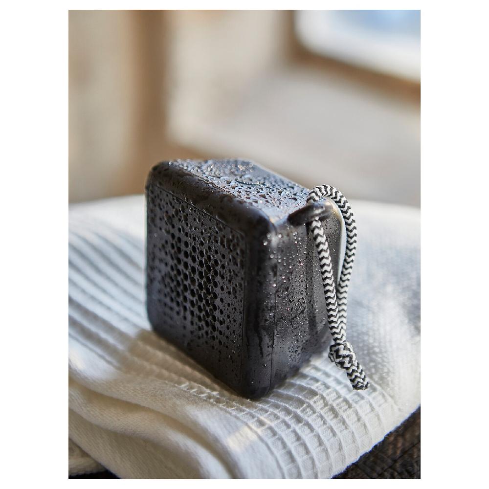 IKEA VAPPEBY Casse Bluetooth® Nero/set Di 2 Impermeabile