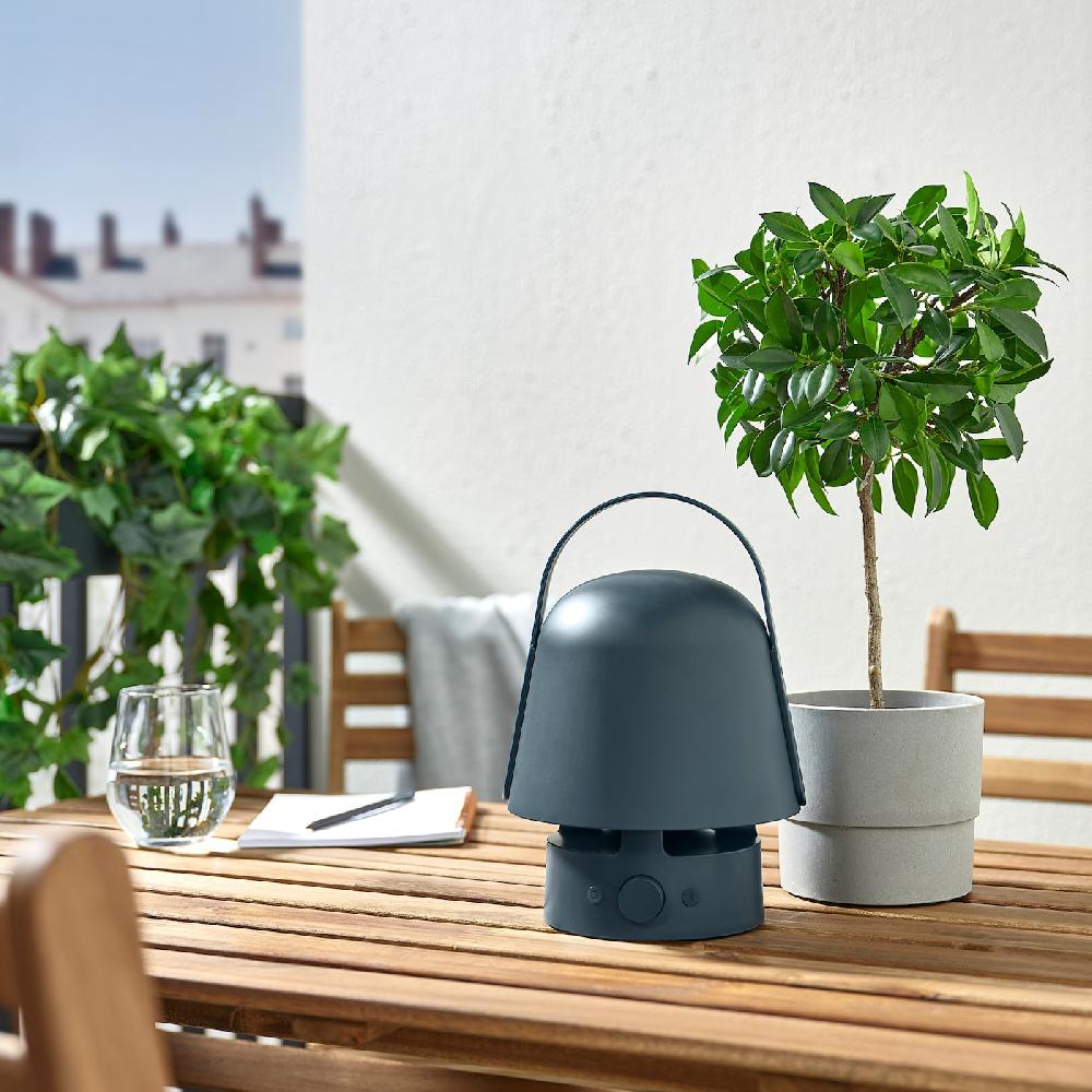 IKEA VAPPEBY Lampada/cassa Bluetooth® Da Esterno/blu
