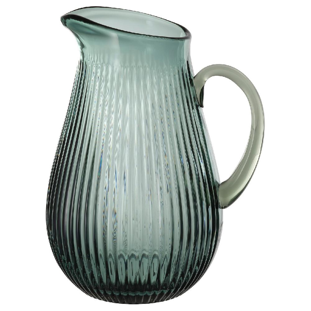 IKEA VARDAGEN Brocca fantasia/grigio scuro-verde 2 l
