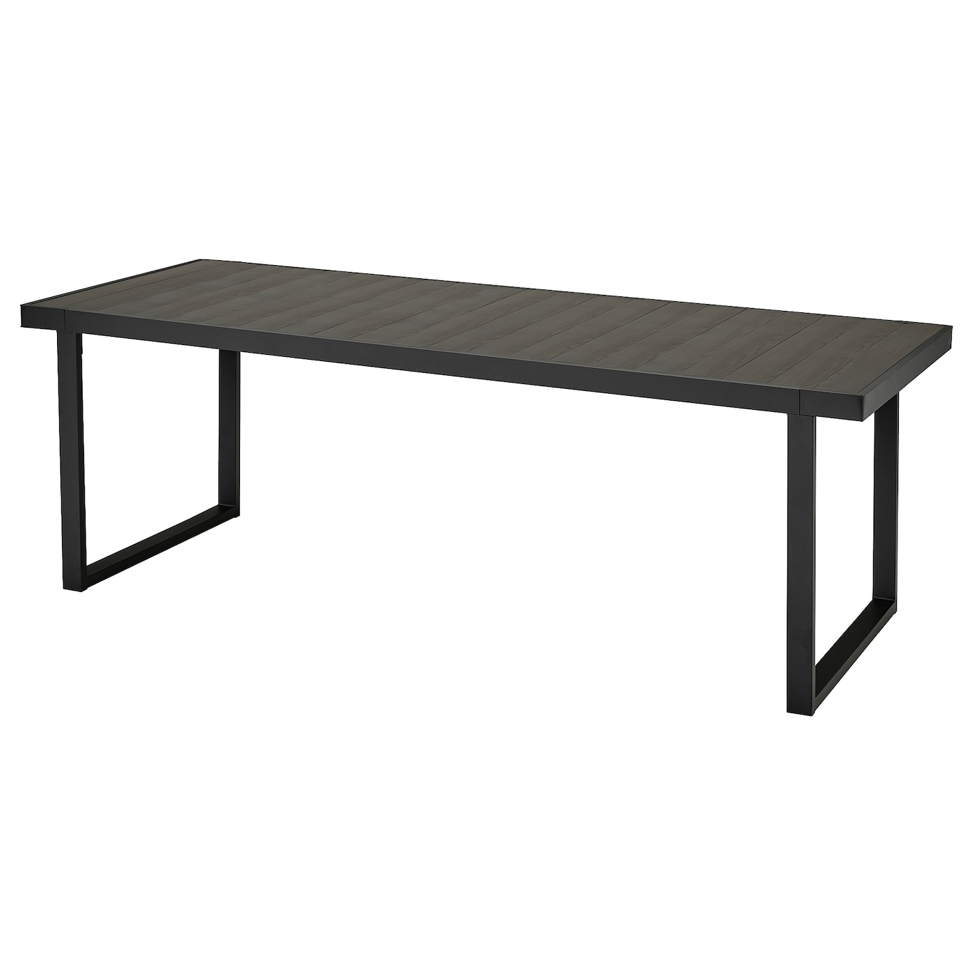 IKEA VÄRMANSÖ Tavolo da giardino grigio scuro 224x93 cm